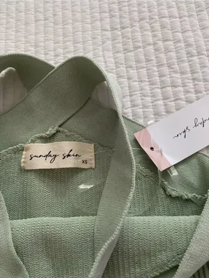 New with tags sage mint green Sunday Skin tank top thumbnail 4