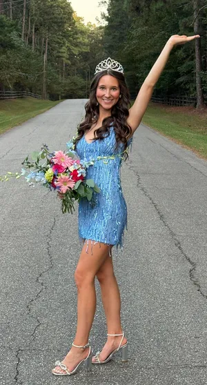 blue mini dress Size 0 thumbnail 1