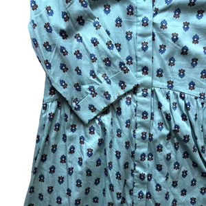 Tuckernuck Slate Blue Half Drop Royal Shirt Dress Size Large thumbnail 6