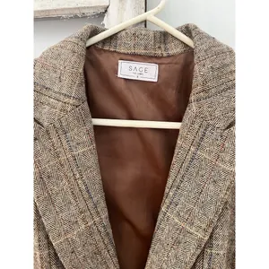 Sage The Label League Of Her Own Herringbone Blazer‎ Size Small thumbnail 5