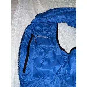 Eddie Bauer First Ascent Light Weight Vest Men's Sz M Black/ Blue Reversible thumbnail 6