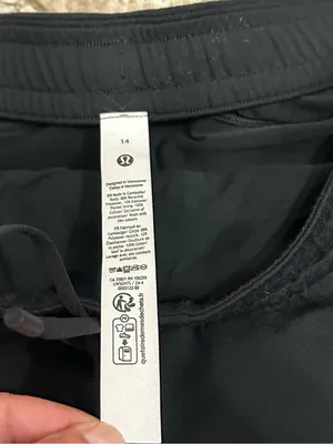 Lululemon Smooth Fit Wide Leg Pull On High Rise Wide Leg Pant LW5GH7S Black 14 thumbnail 6