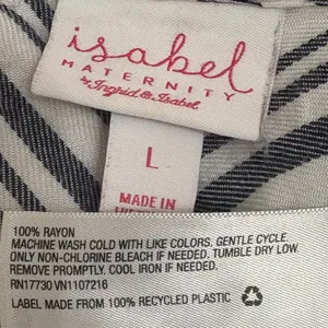 Isabel Maternity Striped V-Neck Dress thumbnail 6