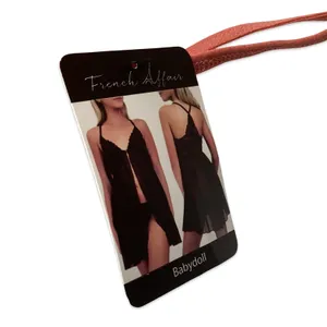 French Affair Lace Babydoll & G-String Set thumbnail 7