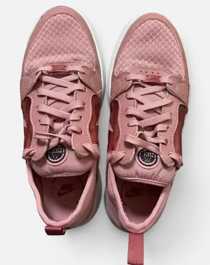 Nike Court Vision Alta Womens 8.5 Pink Platform Sneakers CW6536-600 Shoes thumbnail 1