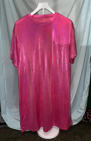 SheIn Holographic T-Shirt Dress thumbnail 1