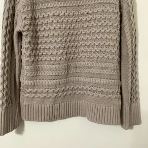 Haven Well‎ Within Quiet Luxury Organic Cotton Cable Knit Funnel Neck Sweater S thumbnail 9