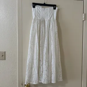 Altar'd State Karen White Lace Midi Dress Size S thumbnail 4