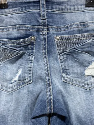 Buckle Daytrip Virgo Bootcut Jeans Mid Rise Curvy Embellished Pockets 32 LONG thumbnail 3