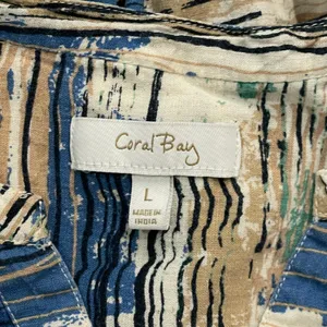 Coral Bay Multicolor Button Down Shirt thumbnail 5