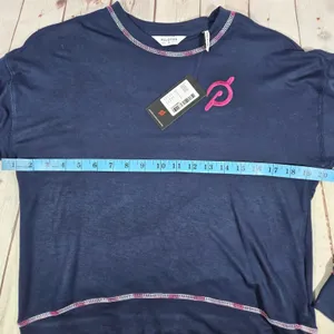 Peloton‎ Gifting 2021 Sleepover Sweatshirt Navy Blue Women's Size S thumbnail 7