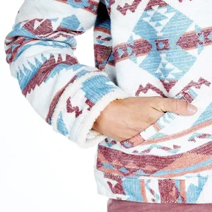 Wrangler Retro Sherpa Lined Western Jacquard Jacket Women’s XL thumbnail 3