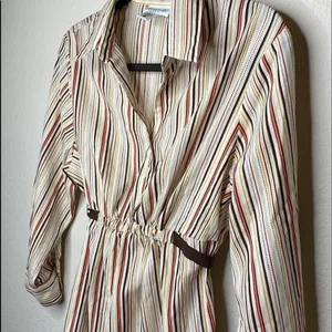 Motherhood Maternity Striped Blouse‎ thumbnail 4