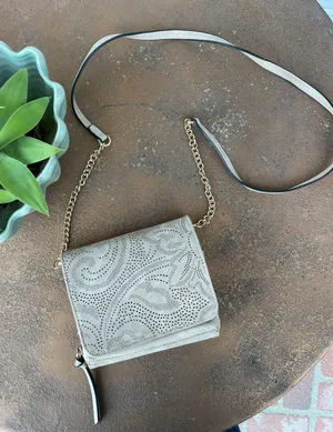 BEIGE MINI PURSE Tan thumbnail 1