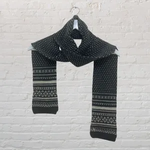 American Eagle Fair Isle Wool Blend Scarf Unisex thumbnail 8