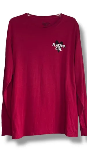 Southern Y’all Alabama Girl Crimson Tide long sleeve T-shirt medium thumbnail 1