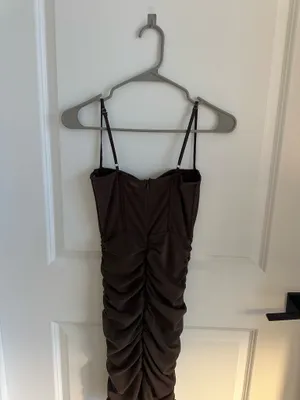 Brown Bodycon Dress Size XS thumbnail 7