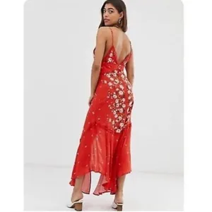 Free People spaghetti strap floral maxi dress thumbnail 14