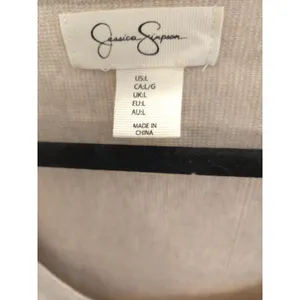 Jessica Simpson Open Knit Crop Cottagecore Coquette Boho Y2K L Womens Sweater thumbnail 5