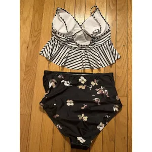 Maternity Stipend & Floral Bikini Black Women’s M thumbnail 2