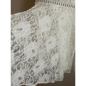 Altar’d State Cream Blue Lace Dress Sz‎ Small thumbnail 2