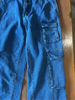 SHEIN SXY Flap Pocket Side Cargo Jeans thumbnail 7