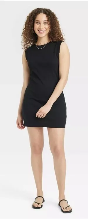 A new day knit sleeveless tee dress thumbnail 1