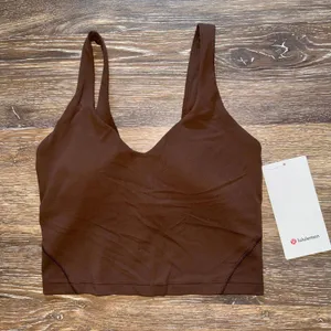 Lululemon Align Tank Cropped JAVA Size 4 NWT thumbnail 2
