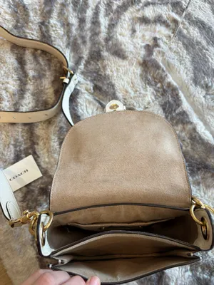 white Coach Kleo Shoulder Bag  thumbnail 3