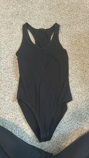 Ambiance Apparel Black Bodysuit thumbnail 1
