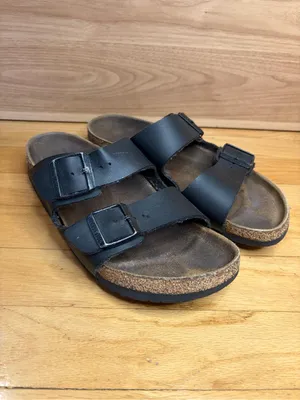 Birkenstock Arizona Birko-Flor Sandals in Black - Size 40 thumbnail 2
