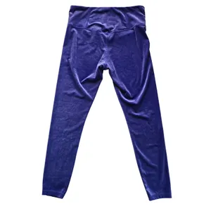 Athleta Elation Velvet Tight‎ Purple High Rise Leggings 467925-02 Womens Large thumbnail 4