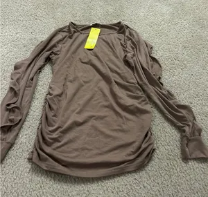 C521 woman top shirt long sleeve small maternal top thumbnail 1