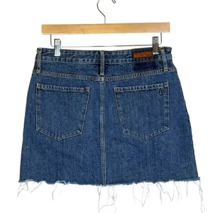 Articles Of Society Denim Mini Skirt Medium Wash Size 10 Coastal Cowgirl Concert thumbnail 3