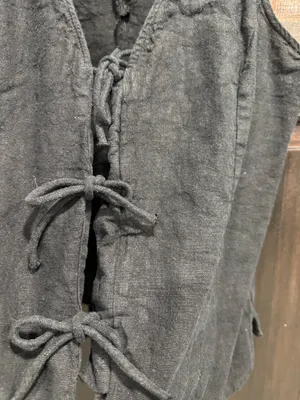 A New Day Linen tie v-neck tank thumbnail 4