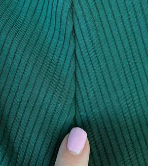 NWT Maya Knit Mock Neck Mini Dress in Emerald - S thumbnail 11