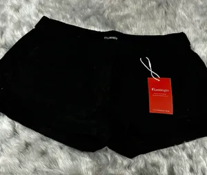Flamingo sz L (6-8) Women's Black Shorts thumbnail 1