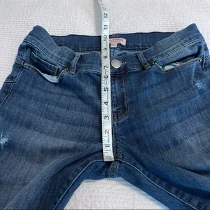 Juicy Couture jeans mid-rise frayed hem size 2 thumbnail 5