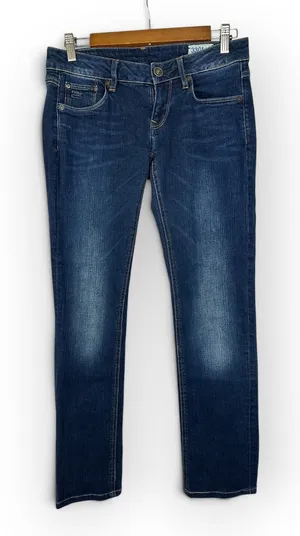 G Star Raw Women size 28 29 Dark Wash 3301 Low Rise Straight Leg Jeans thumbnail 1