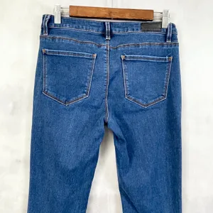 Tinsel Women Jeans 27 Flare Bootcut Stretch Denim Y2K Retro 70s Festival‎ Indie thumbnail 4