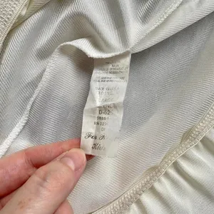 Vintage White Nylon Slip Skirt S thumbnail 4