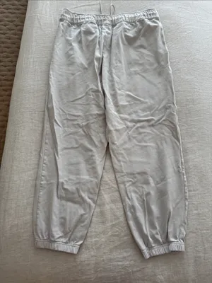 Nike Beige Jogger Sweatpants thumbnail 3