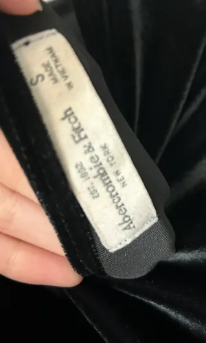 Abercrombie Velvet Longsleeve Top thumbnail 3
