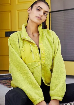 Free People Movement Hit the Slopes Fleece Jacket size XS thumbnail 1