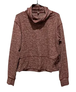 Lululemon Ready to Rulu Fleece Pullover in Heathered Savannah Size 6 thumbnail 1