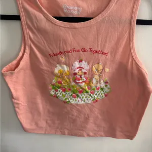 Hybrid Apparel Peach Strawberry Shortcake Tee thumbnail 1
