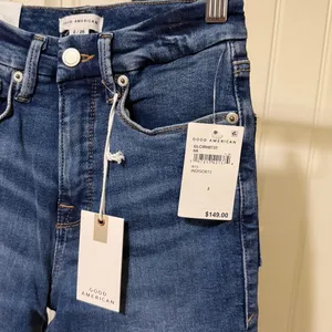 Good American | Good Legs Cigarette Jeans *NWT* thumbnail 5