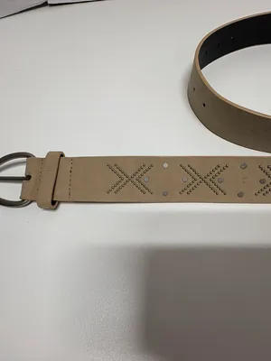 Universal Threads Ladies Studded Beige Belt - Long (49") thumbnail 6