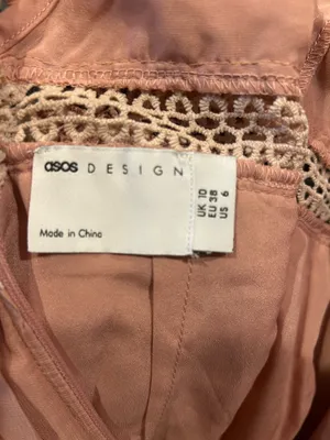 ASOS DESIGN rose Victorian-inspired Pleated Lace Dream Mini Dress 6 thumbnail 11
