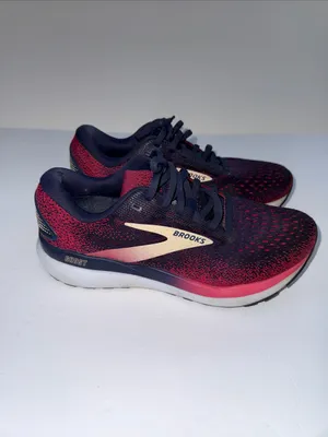 Brooks Women’s Ghost Running Shoes - Black & Red thumbnail 3